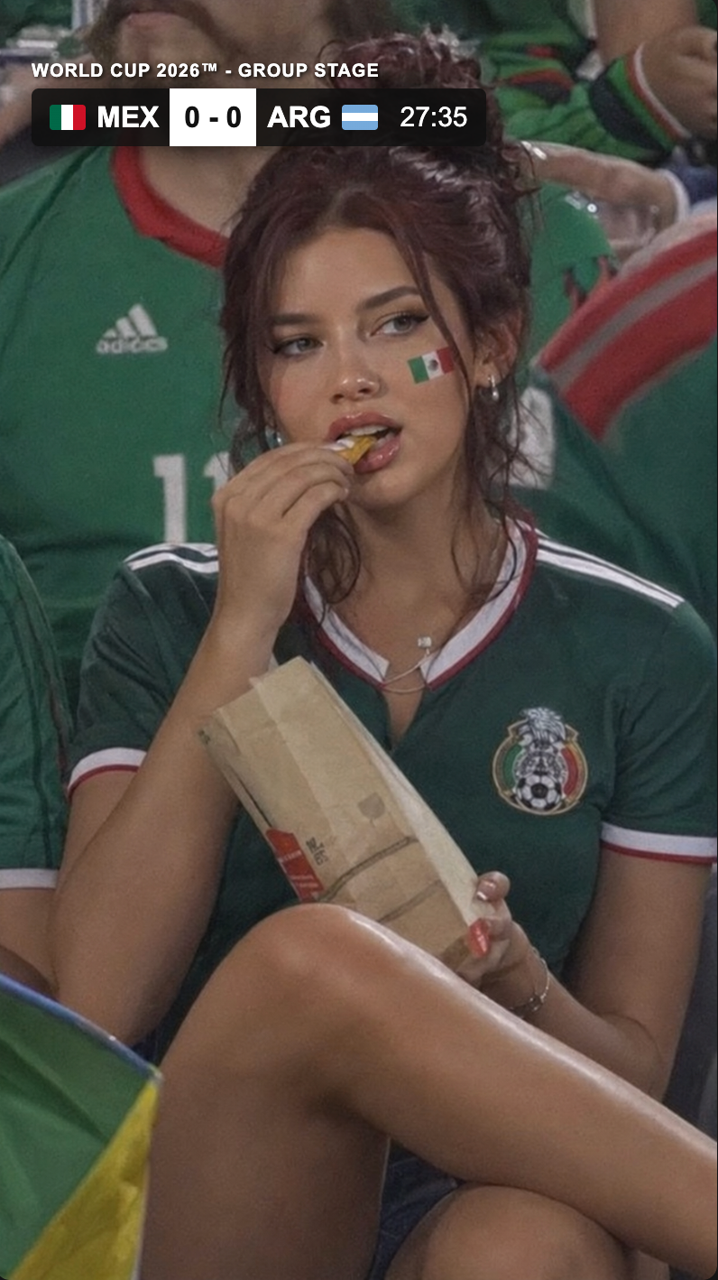 🇲🇽 メキシコ fan in the World Cup stands