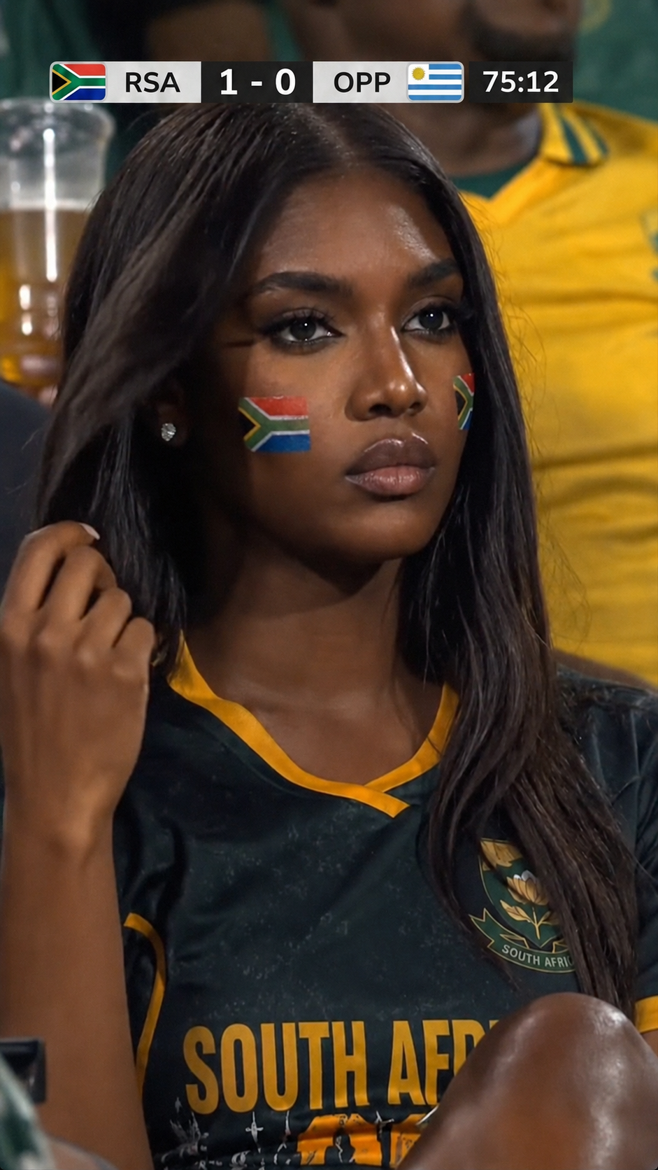 🇿🇦 クールアリュール fan in the World Cup stands